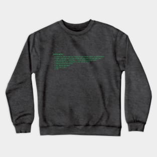 Patch Notes Crewneck Sweatshirt